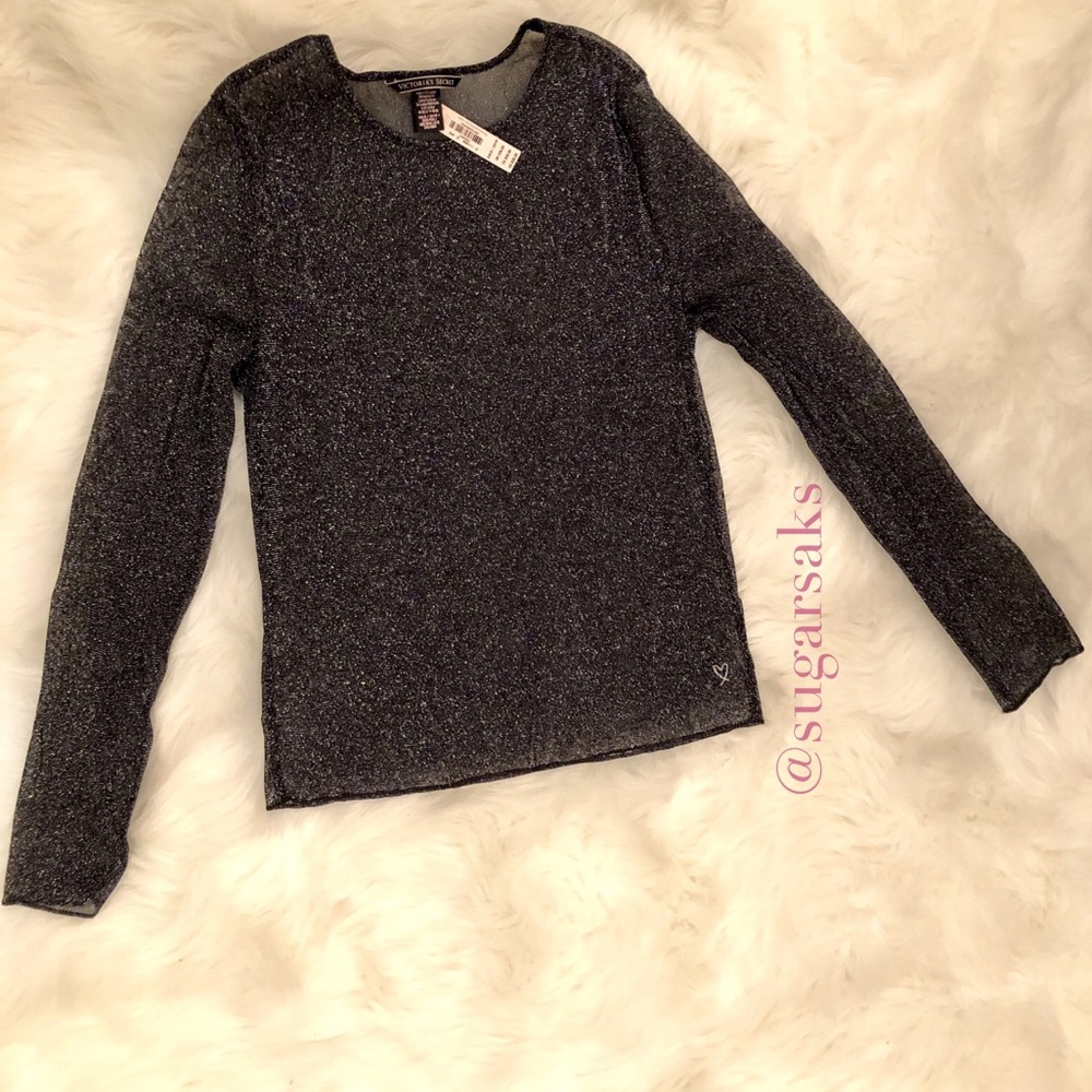 Victoria’s Secret Iridescent Glittery Lingerie Top - Picture 2 of 5